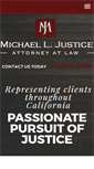 Mobile Screenshot of mikejusticelaw.com
